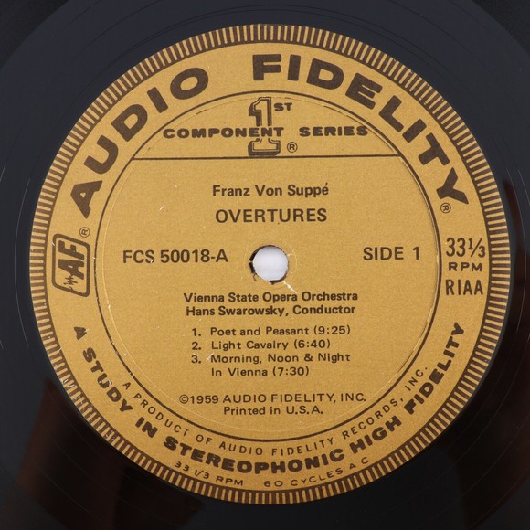 Strauss, Von Suppe, Swarowsky, Overtures/Waltzes Gold Label FCS 50,018 LP Record - Picture 7 of 12